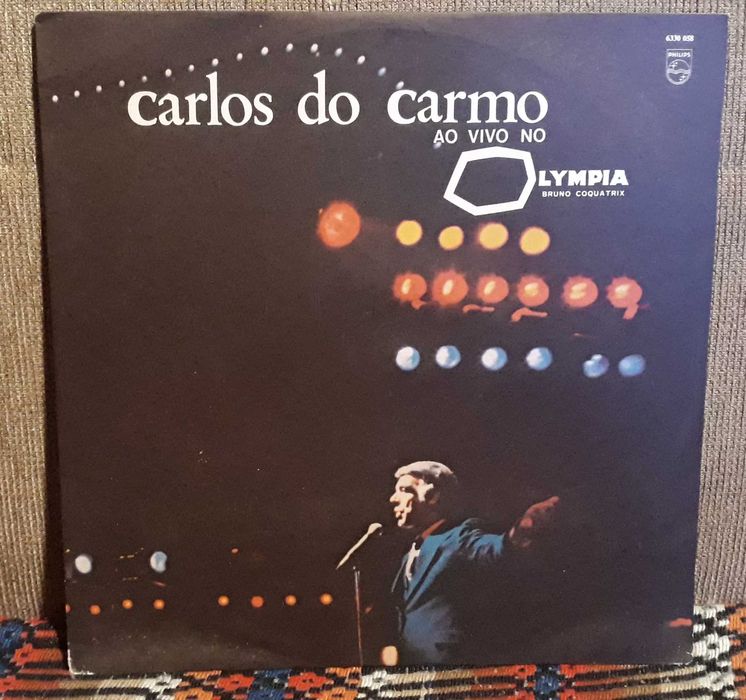 Carlos do Carmo - Ao vivo no Olympia - LP vinil - portes incluídos