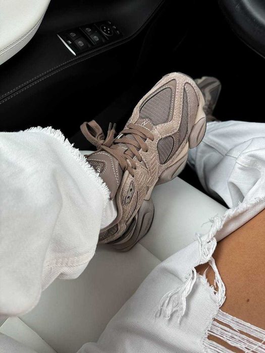 Кроссовки New Balance 9060 Beige Brown/NB Кросівки Жіночі НьюБеланс