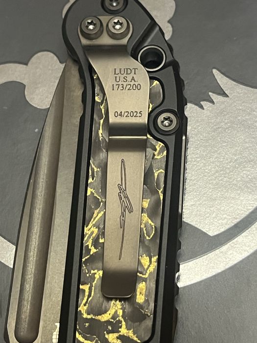 Нож складной Microtech LUDT Gen III Drop Point