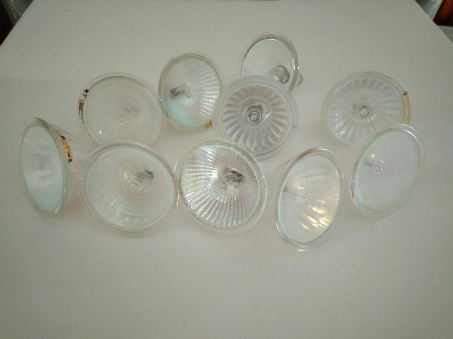 10 lâmpadas de halogéneo