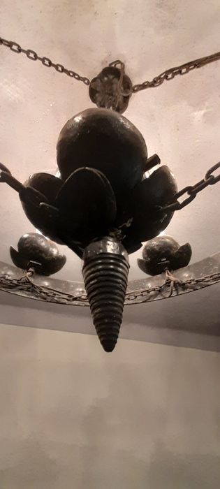 Abajour/Candeeiro Senhorial de teto. (antiguidades)