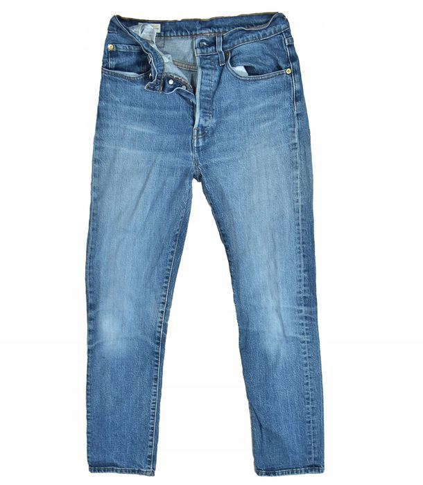 Levis 501 Cropped Damskie Spodnie Jeansowe Dżinsy W27 L30