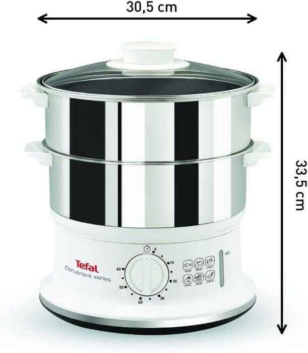TEFAL VC1451 Parowar Convenient  6L 900W Timer gotowanie na parze