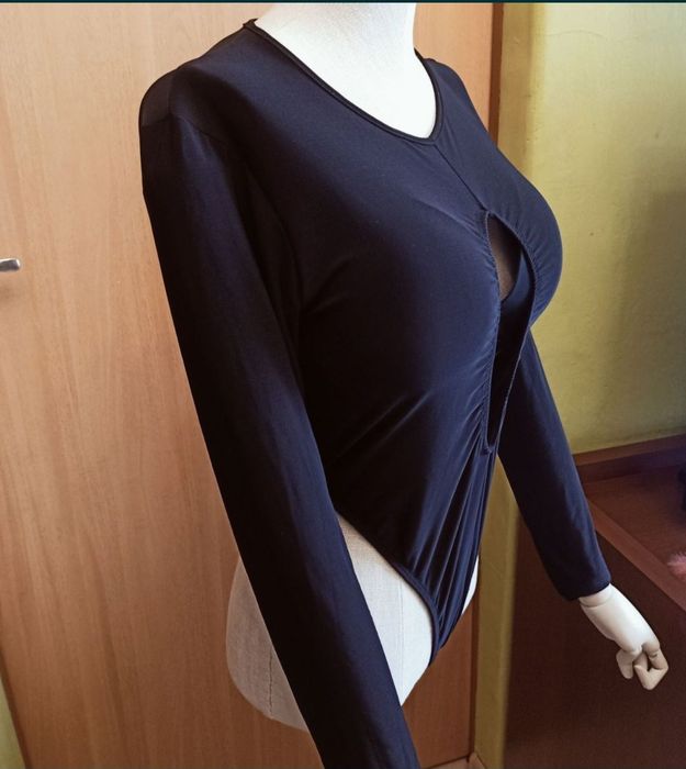 Body czarne z długim rękawem  Pretty little thing , EU  42