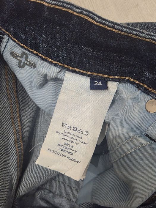 Louis Vuitton jeansy męskie logowana r.34