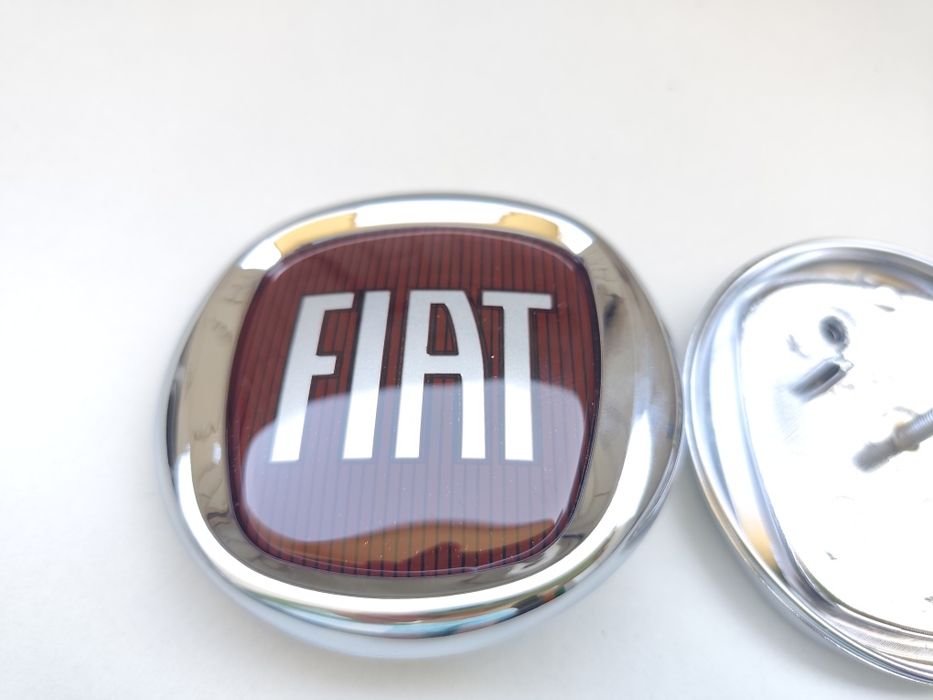 Emblema Símbolo Logotipo Fiat 95mm Com perno 500 500C Cabrio Grande Punto Evo línea Doblo Bravo
