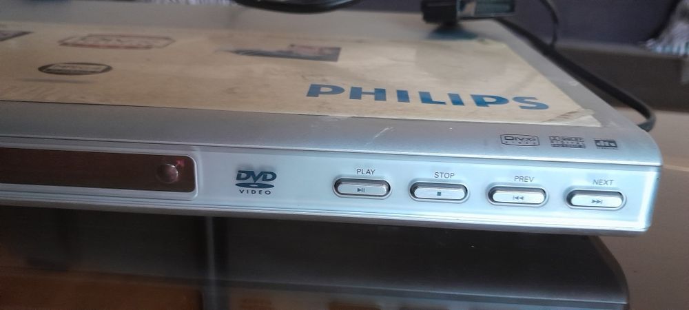 Odtwarzacz DVD/CD marki Philips Baterie kabel euro