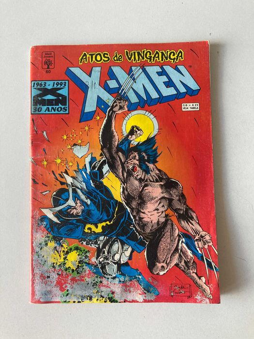 X-Men Nº60 - Atos de Vingança (1993) - HQ Banda desenhada Português BR