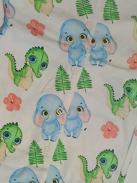 Pajac" DINUŚ" Lebebe rozmiar 68 cm 100% bawełna