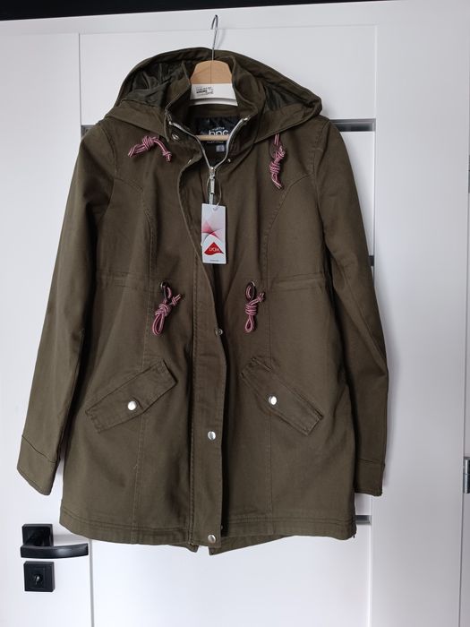 Kurtka parka ciążowa 34 36 khaki