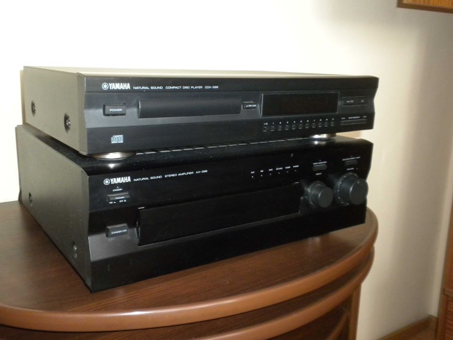 ZESTAW HI-FI Yamaha Gramofon / CD / Wzmacniacz OKAZJA TT-400/CD/AX-396