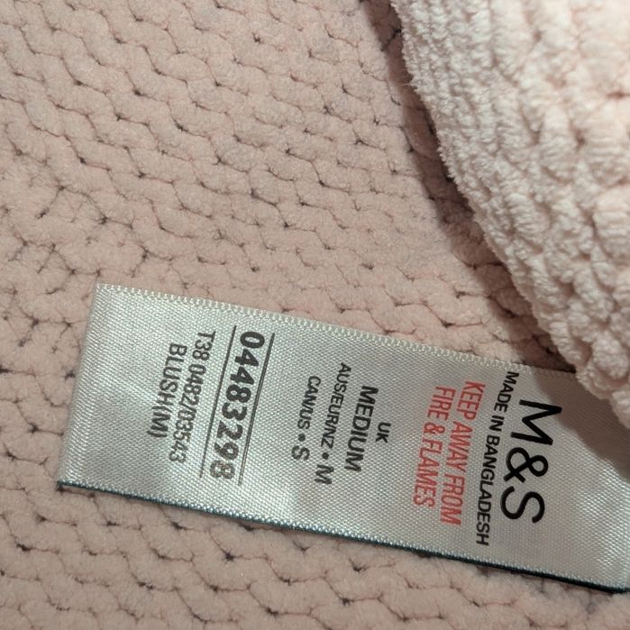 Плюшева якісна рожева кофта