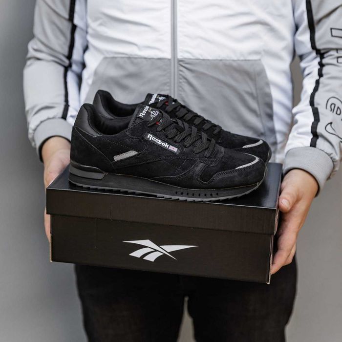 Кросівки Reebok Classic Suese Black premium