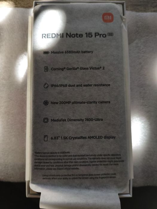 Redmi Note 15 Pro 5G – 12GB RAM / 512GB – Como Novo!
