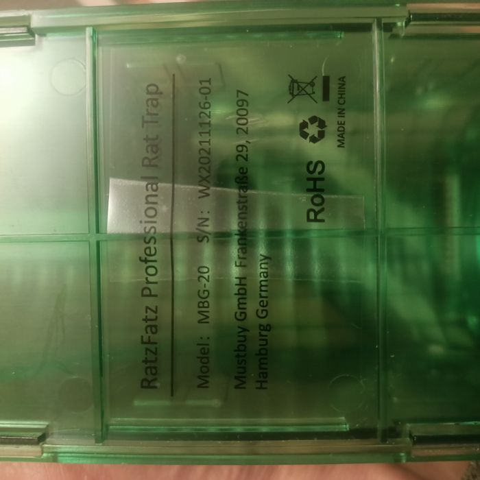 Продам Живоловку Ratz Fatz MBG - 20.