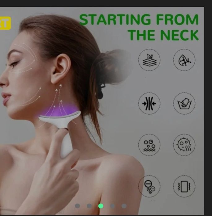 Мікрострумовий масажер для обличчя Neck Beauty Device
