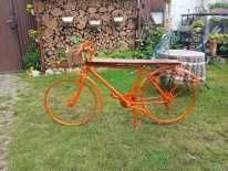 Piękny Kwietnik - rower w kolorze pomarańczowym