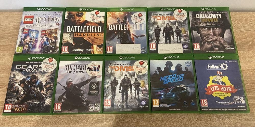Zestaw 10x GRA - Xbox One / Lego, Battlefield, Need For Speed, CoD