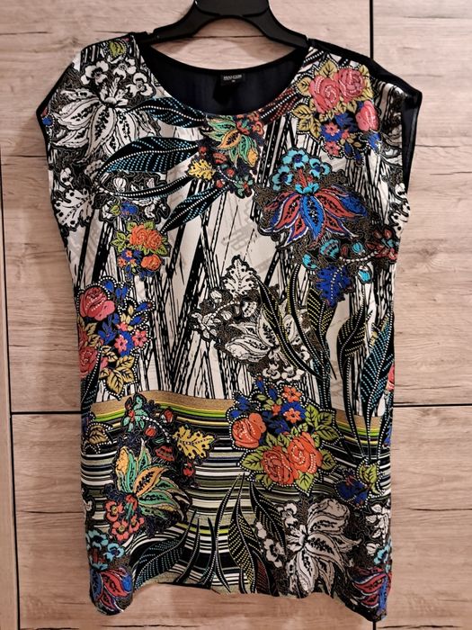 Tunika Bialcon, bluzka na lato bez rękawów roz. 38/40