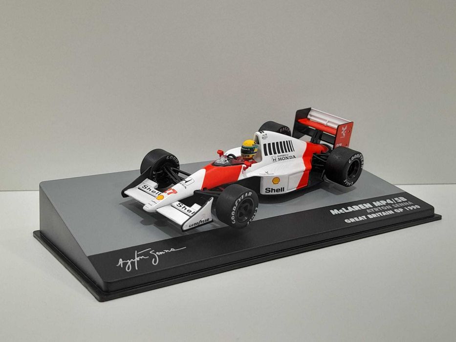 Miniatura escala 1/43 F1 Ayrton Senna