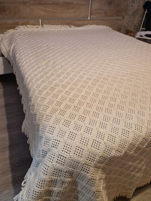 Colcha croche feito a mao