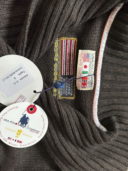 Чоловічий в'язаний светр Polo Sport USA (стиль Ralph Lauren) розмір S