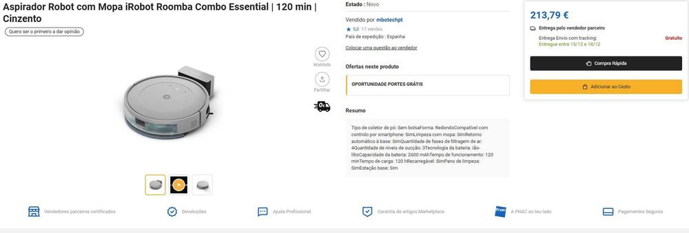 iRobot Roomba Combo Essential