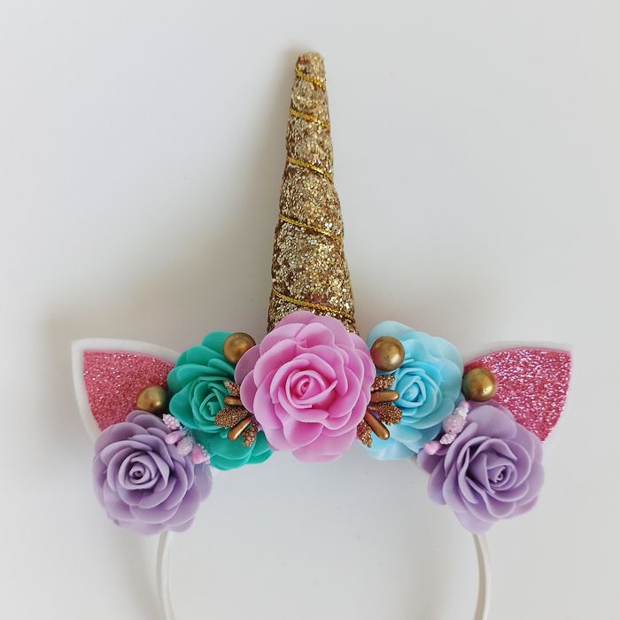 Обруч єдиноріг крила единорог детский ободок крылья платье одноріг
