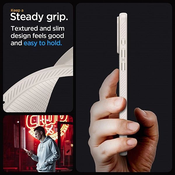 Spigen Liquid Air Iphone 15 Pro Natural Titanium