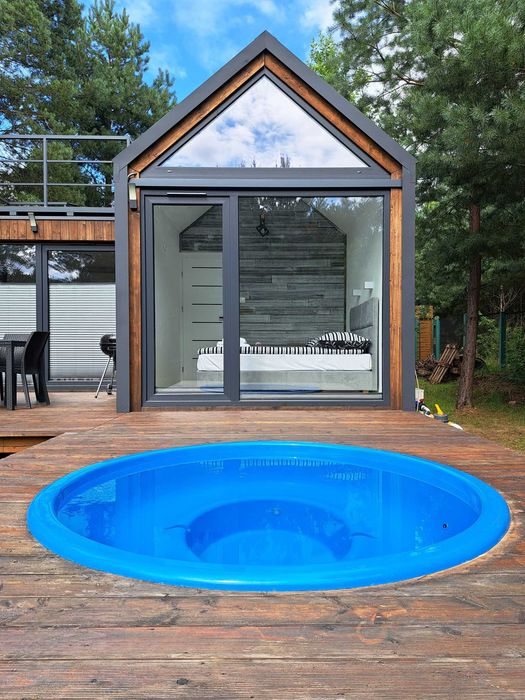 Domek Chańcza 6os. Noclegi, Klimatyzacja, Jacuzzi, Agroturystyka-