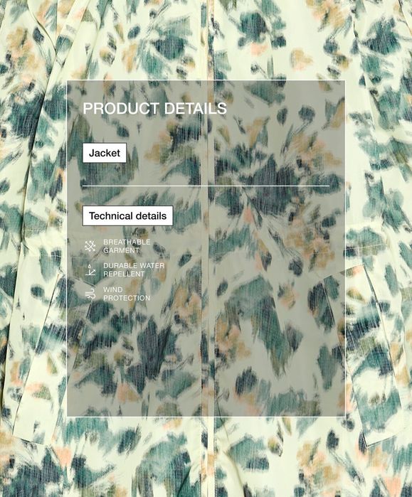 Corta-Vento repelente de água Oysho M Novo