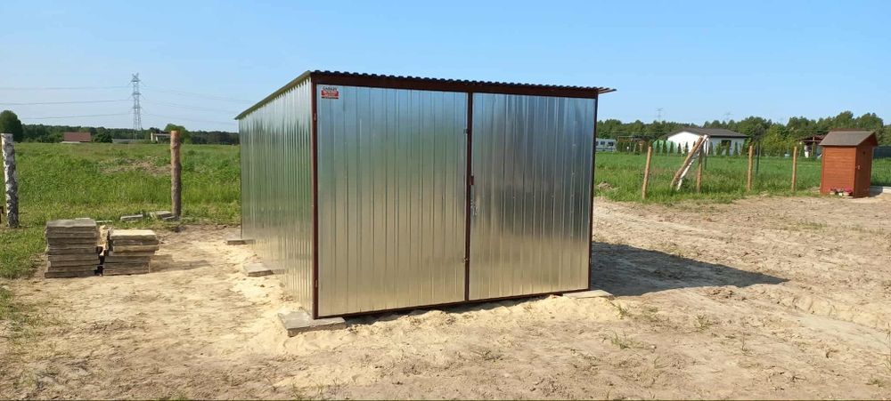 Garaż blaszany  3x5, I gatunek