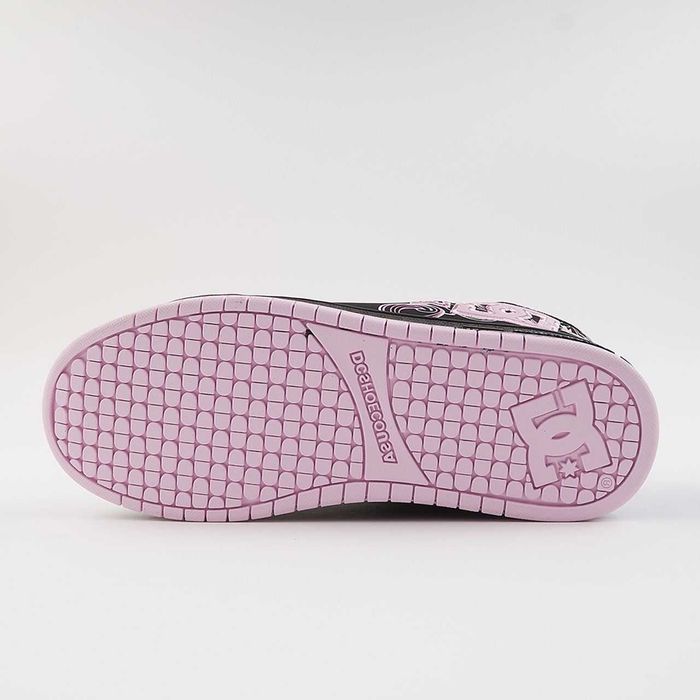 Жіночі кросівки DC Court Graffik "Black Pink Sabbath" Розміри 36-41