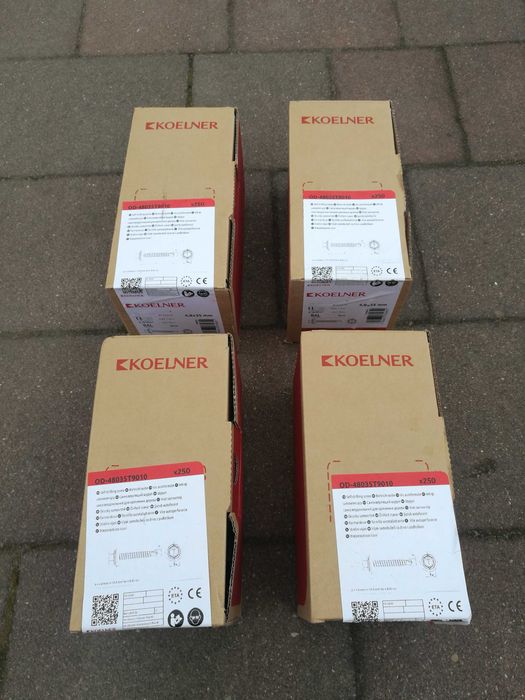 Wkręty do blachy KOELNER 4.8X35mm kolor 9010 Biały