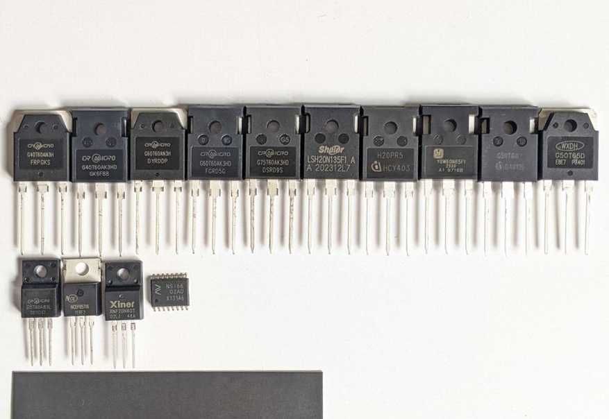 Транзистори G60T60AN3H, IGBT Оригінал для інверторів/зарядних станцій