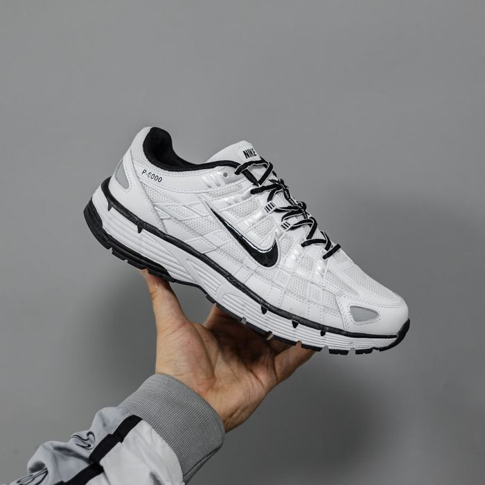 Кросівки Nike P-6000 White - Black premium | Кроссовки Найк чоловічі