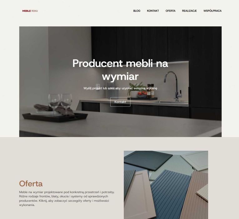 Producent Nowe Meble Kuchenne Zabudowa Kuchenna