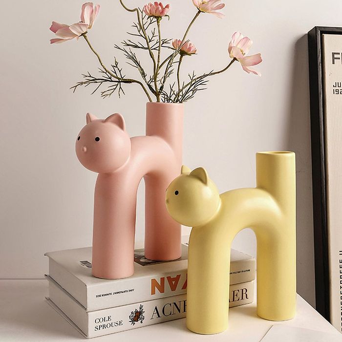 Wazon w kształcie kota prezent dla kociary