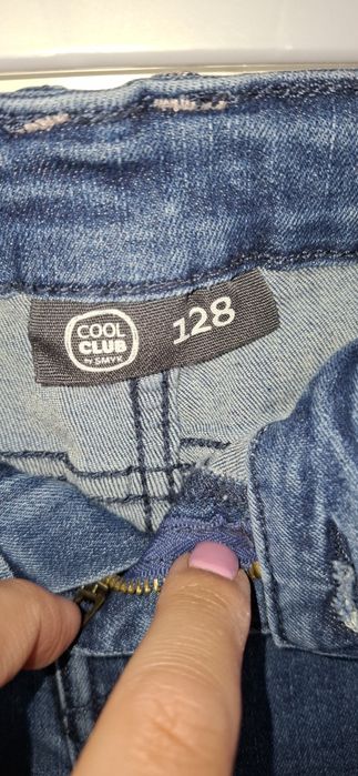 Spodnie NOWE dżinsy cool club r. 128