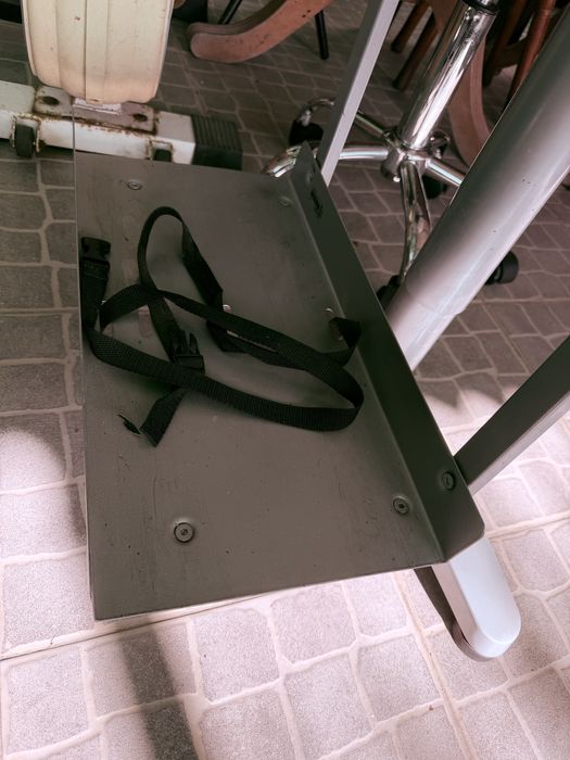 Mesa escritório metal com suporte para computador 160x120 cm