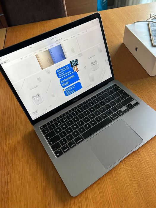MacBook Air APPLE Cinza Sideral  - Apple M1 - RAM: 16 GB - 8 Core