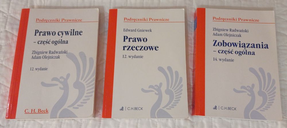 Podręczniki prawo karne/ cywilne mix