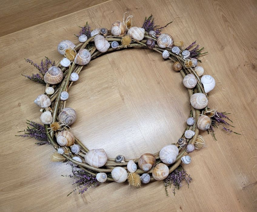 WIELKANOC ozdoba stroik / dodatek na stół Wianki wielkanocne 40 cm śr.