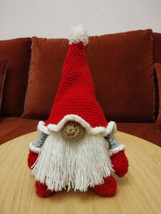 Новорічні іграшки- гноми крючком HandMade