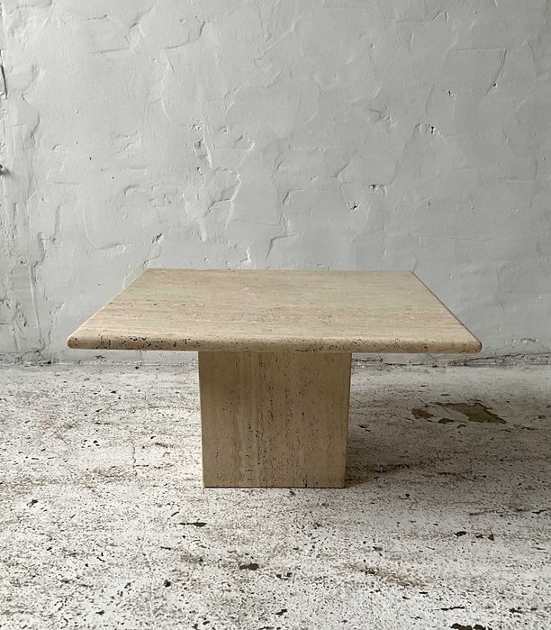 Stolik trawertynowy lata 70 80 vintage design #132