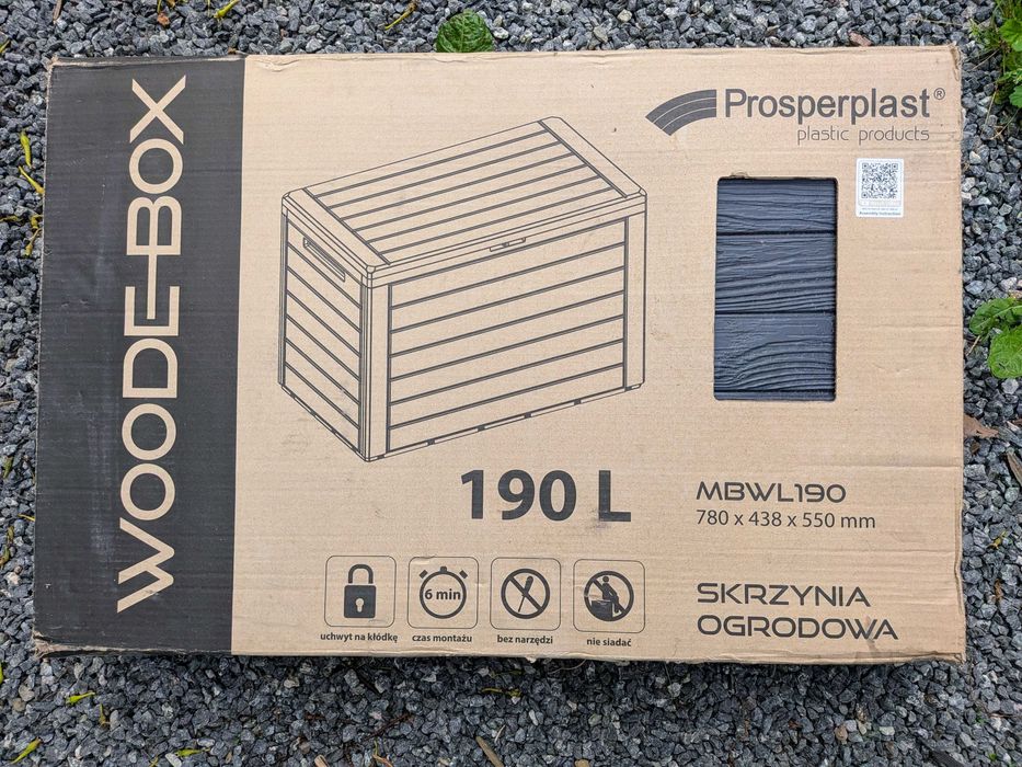 Skrzynia ogrodowa Prosperplast Nowa