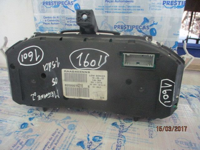 Quadrante / painel de instrumentos RENAULT Megane I Classic (LA0/1_)