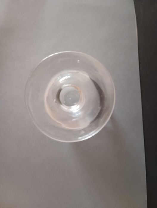 3 Copos de vidro térmico de laboratório da década de 70
