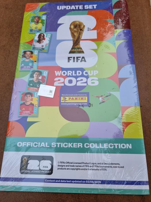 Kit atualização cromos Panini FIFA2026