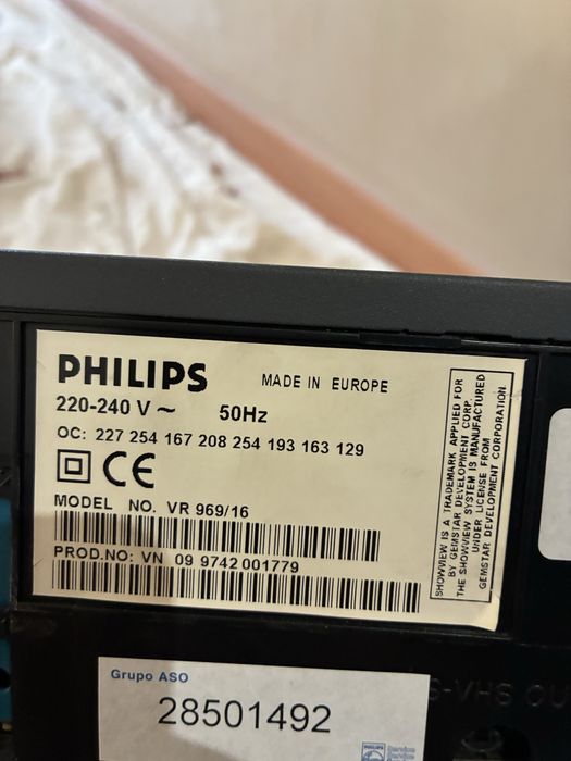 Videogravador philips